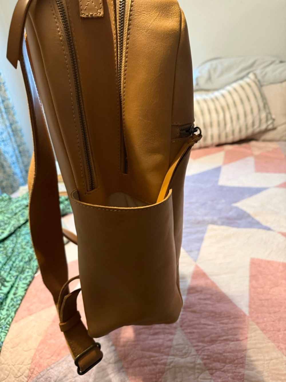 Able Alem Leather Backpack - Picture 7 of 11